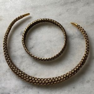 Nine West vintage torque necklace